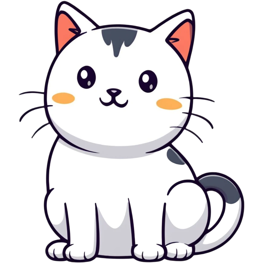 cat sweating nervously  emoji