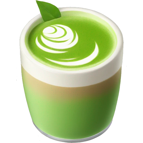 Matcha latte emoji