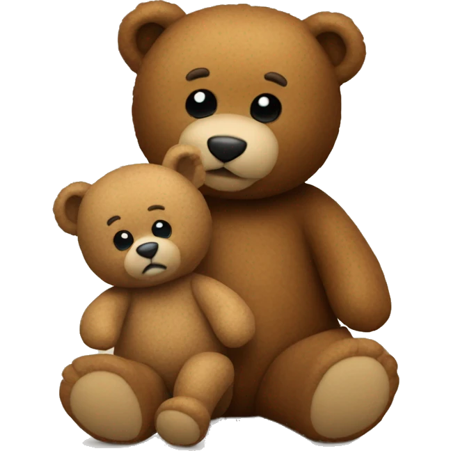 teddy bear doing another teddy bear emoji
