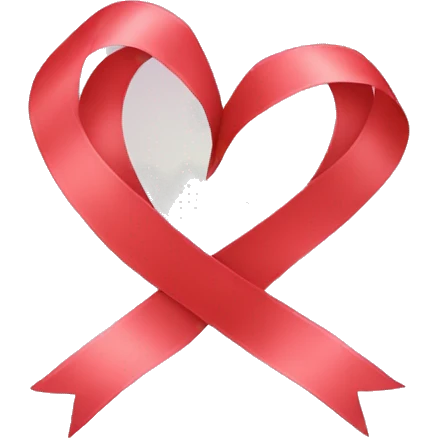 Ios 9.1 emoji style, a ribbon wrapped around a heart emoji