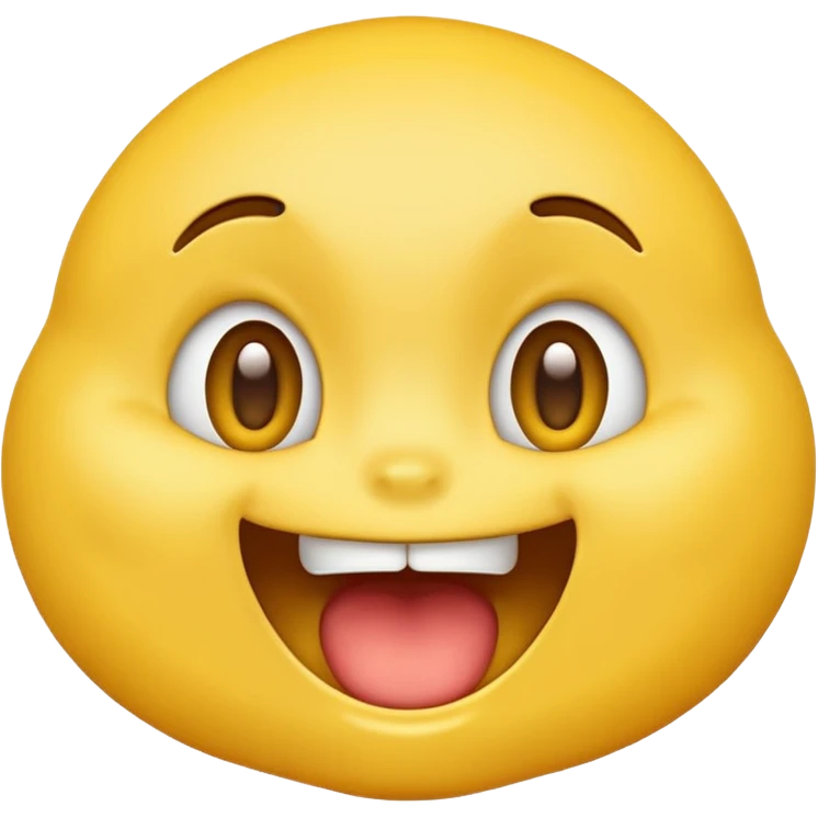 Hungry yellow emoji emoji