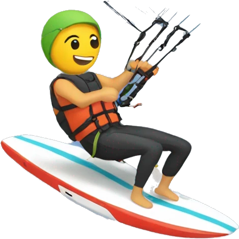 kitesurfing emoji