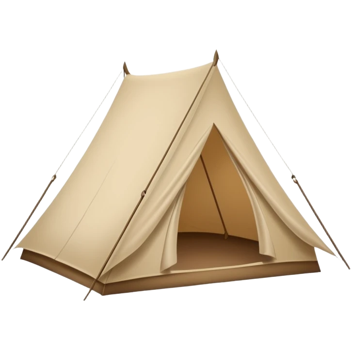 Aesthetic tent emoji