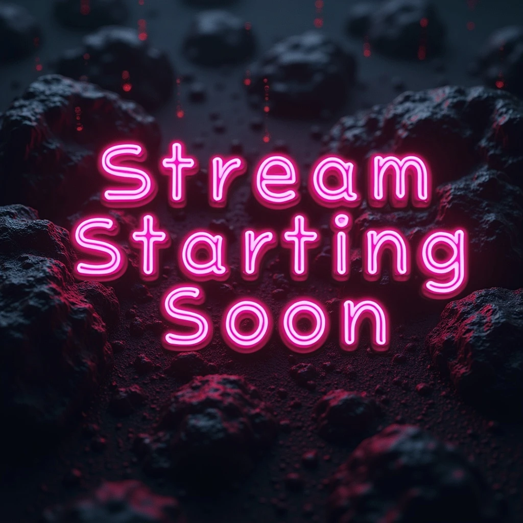 "stream starting soon" cyberpunk style emoji