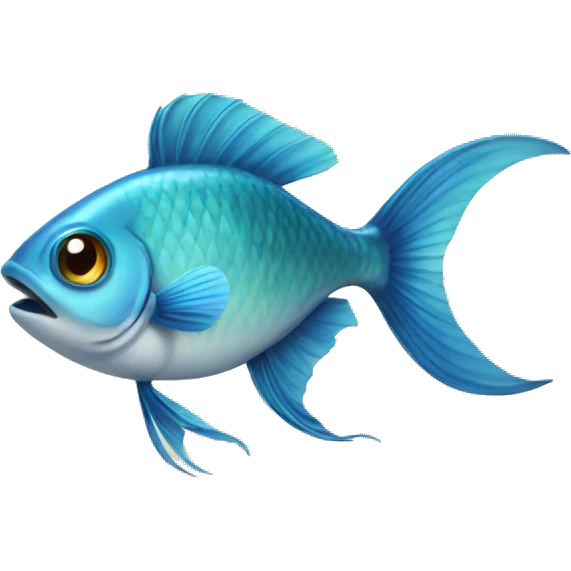 smart fish emoji