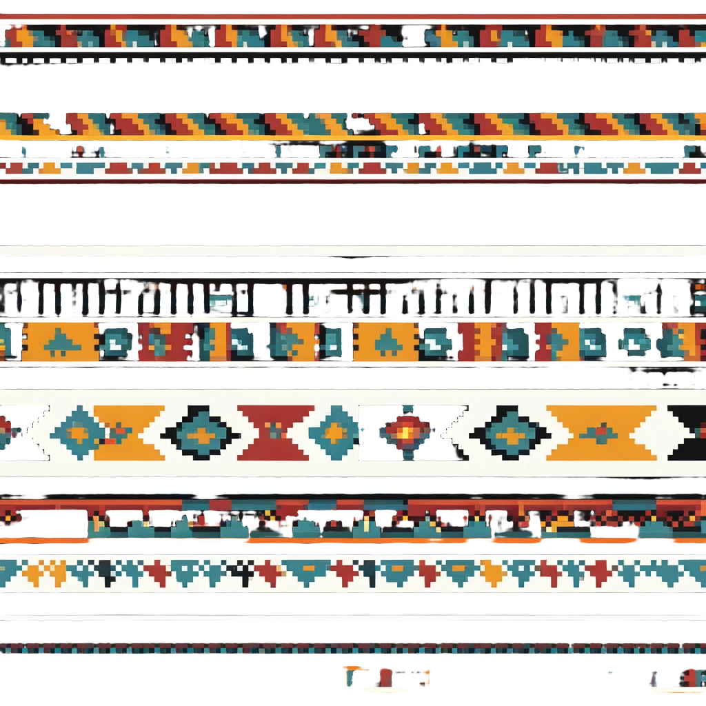 Inca geometric pattern emoji