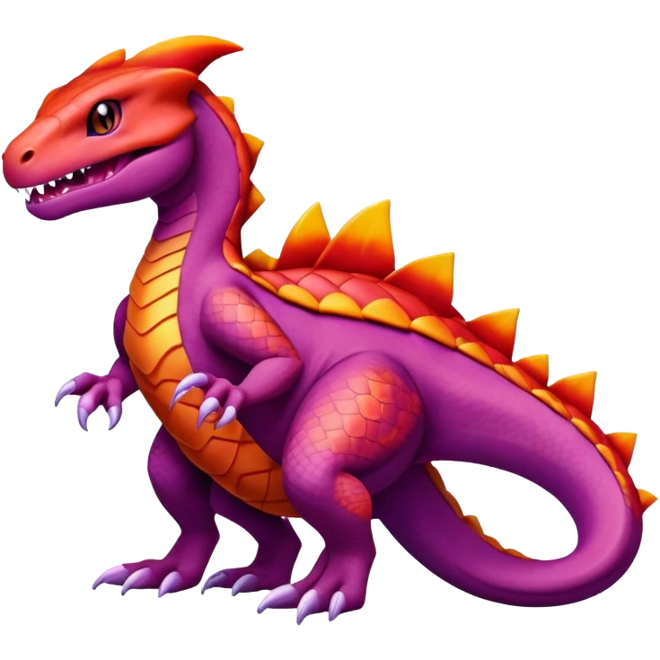 Ekans-Salazzle-Charmeleon-Pokémon-Fakémon-hybrid-creature (full body)  emoji