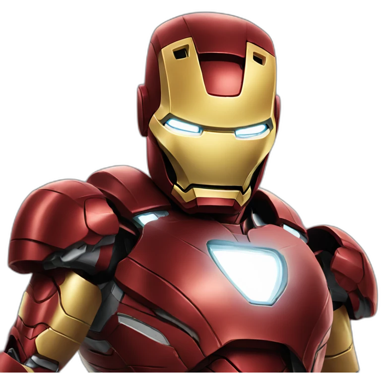 Ironman tearing emoji