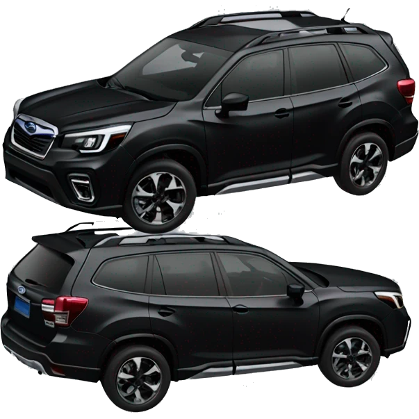 2022 black Subaru forester sport emoji