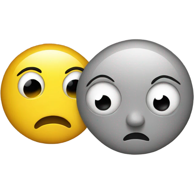Emoji giving a side eye emoji