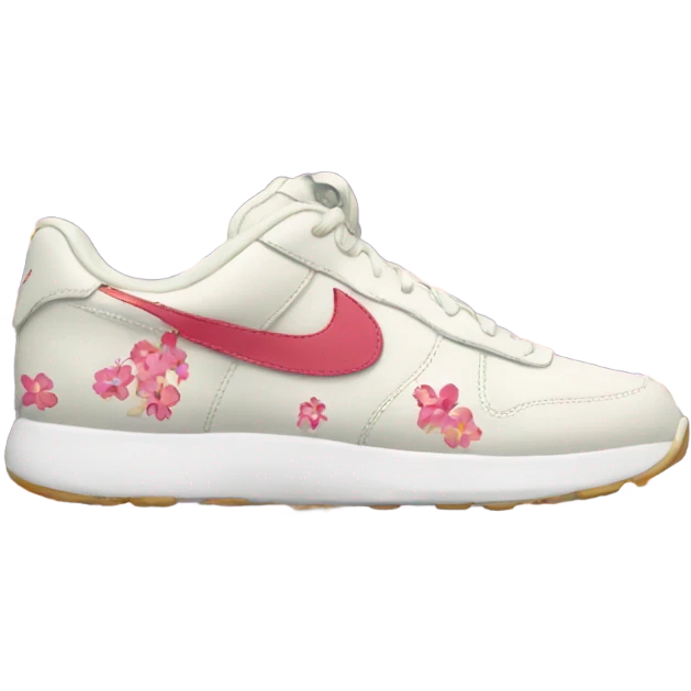 nike shoes with japanese flowers emoji