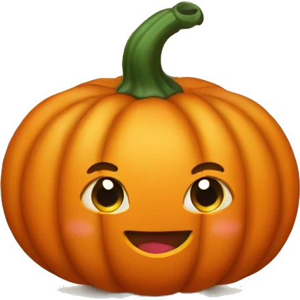 pumpkin gift box emoji
