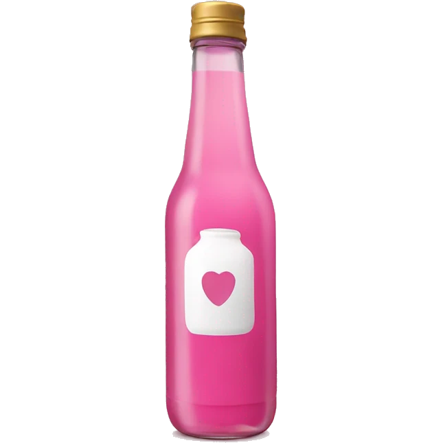 Pink Whitney bottle emoji