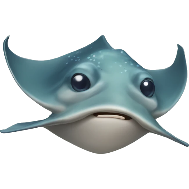 cute stingray emoji