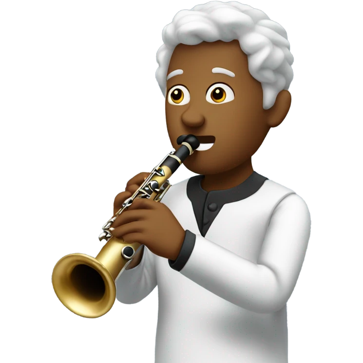 Bav playing clarinet emoji
