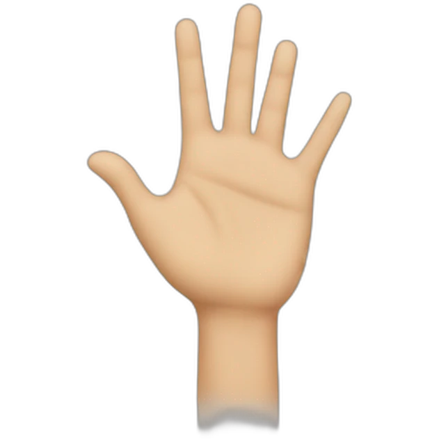 one hand sign emoji