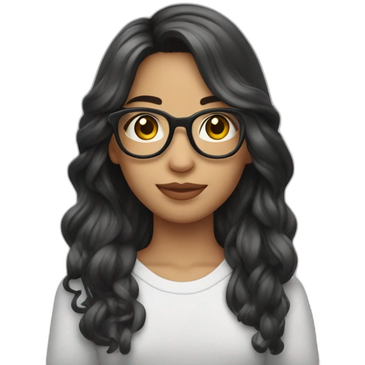 joven cabello claro y liso y con lentes tomando el metro emoji