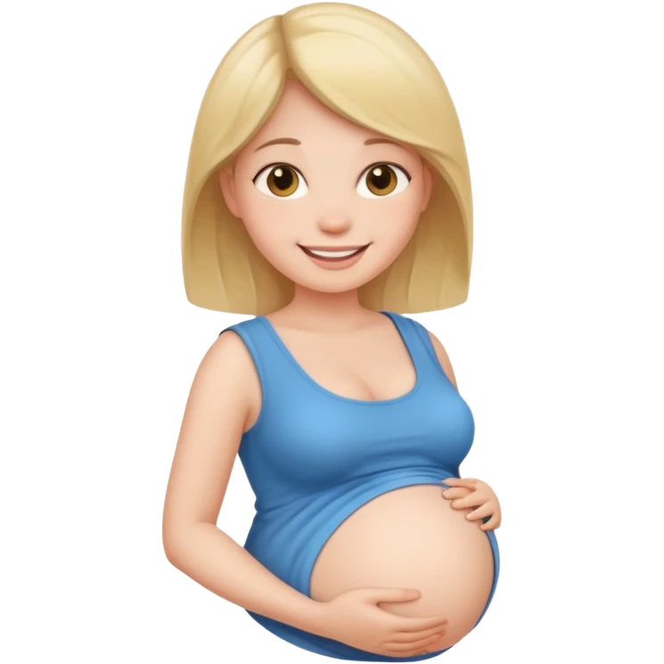 беременная девушка emoji