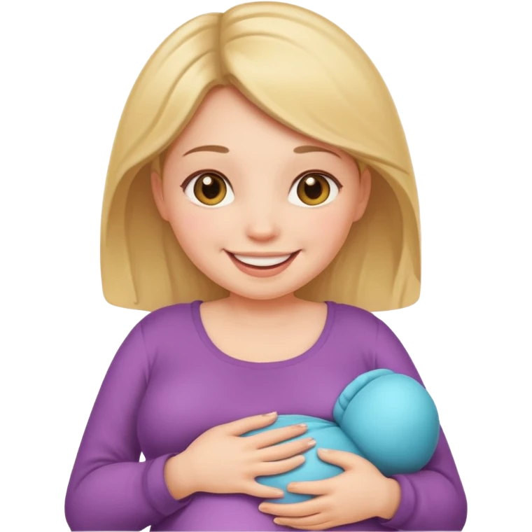 беременная девушка emoji