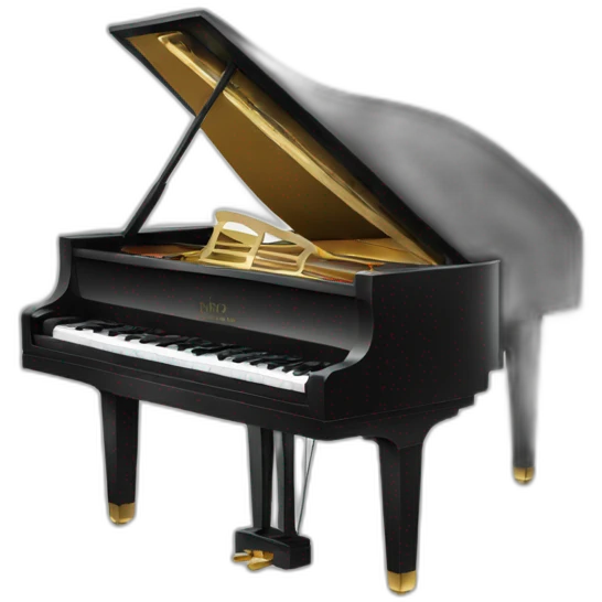gato tocando piano emoji