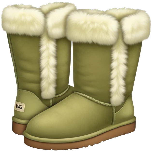 Pale olive uggs emoji