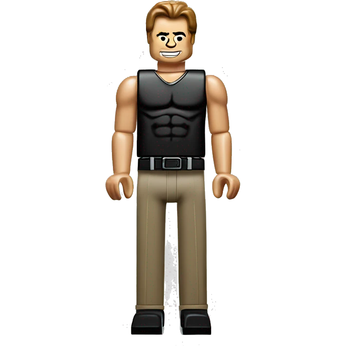 Arnold Schwarzenegger lego full body emoji