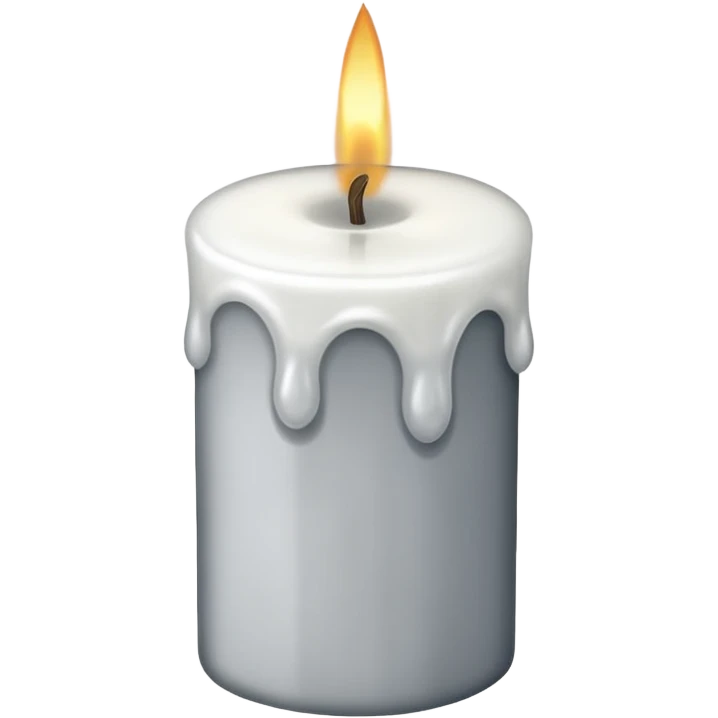 Candel without flame 🔥 only smoke emoji