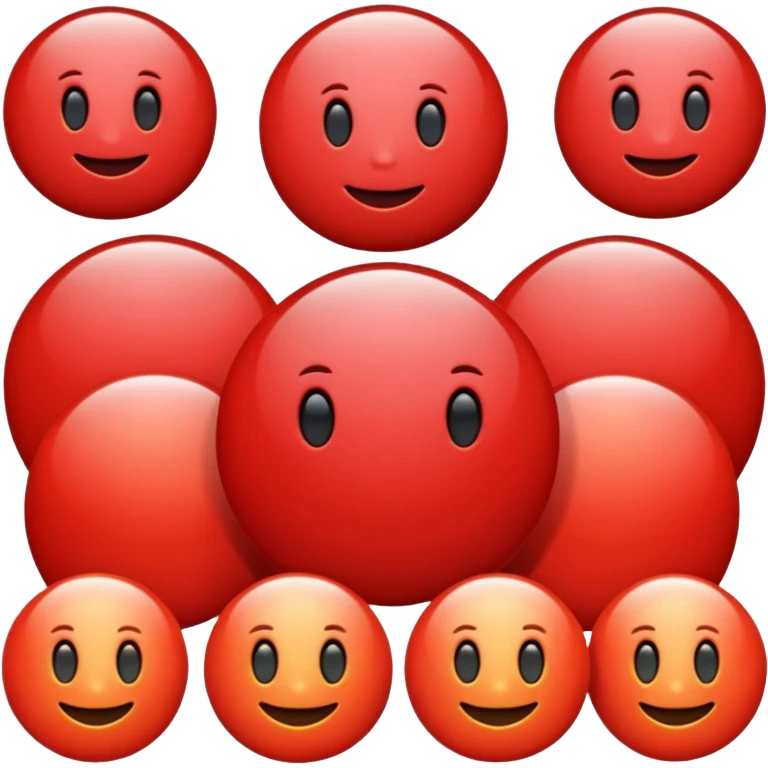 space icon in base red color   emoji