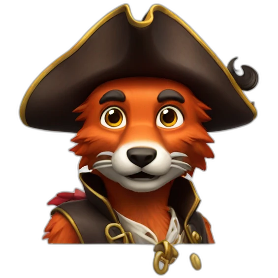Animatronic foxy pirate  emoji