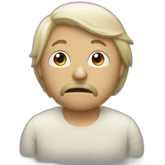 Cailloux qui pleure emoji