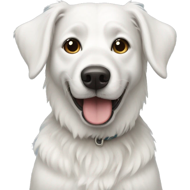 White dog emoji