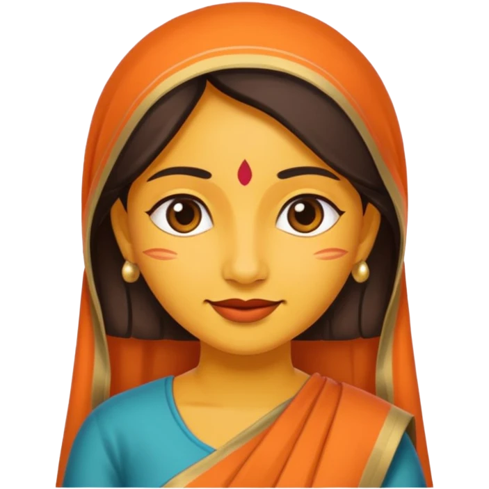India woman emoji