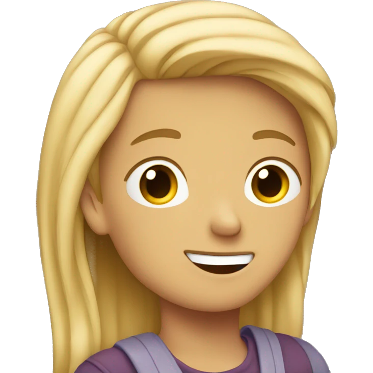 Blonde man hugging a brown hair girl emoji