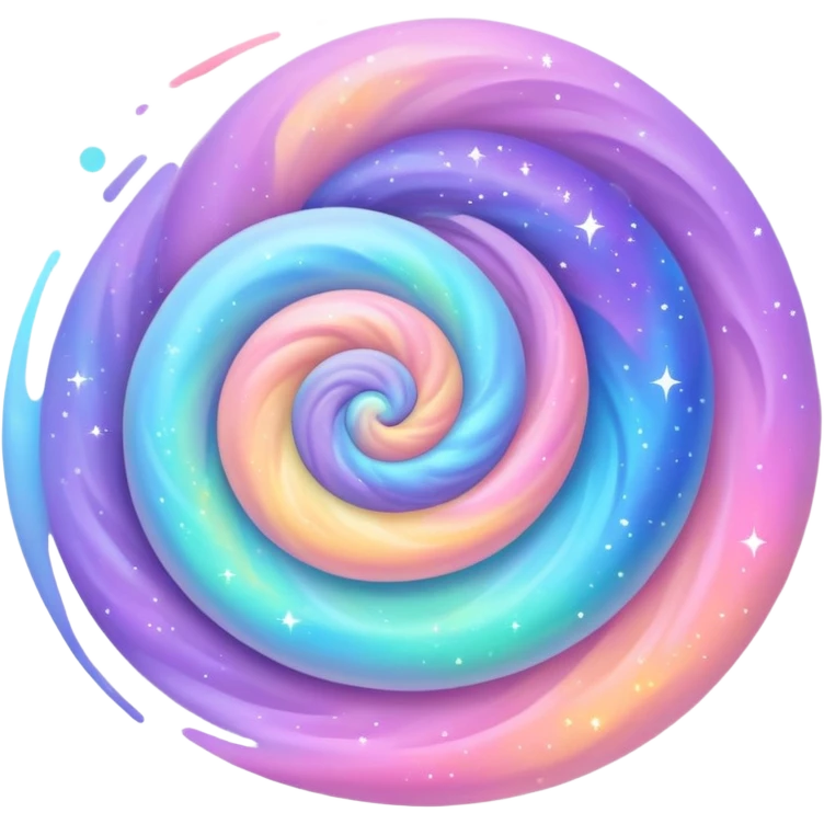 Pastel galaxy emoji