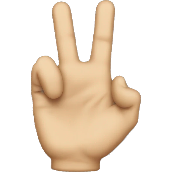 L sign hand emoji