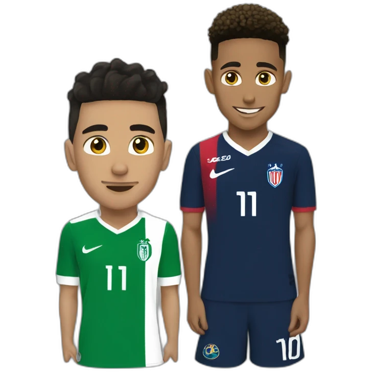 Hakimi et neymar emoji