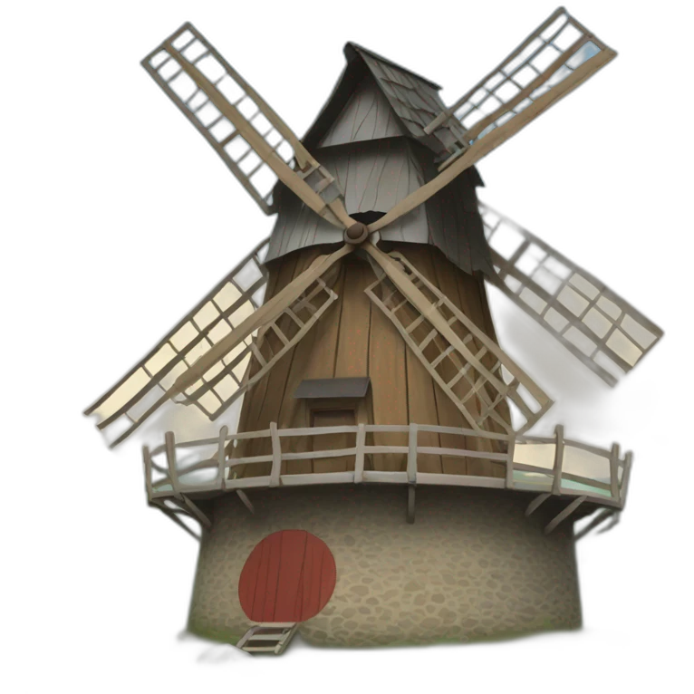 Un moulin à vent emoji