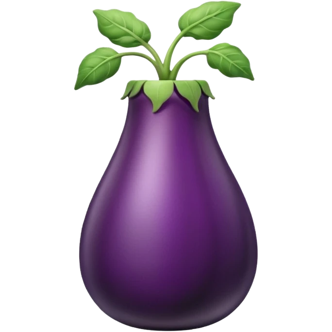 Eggplant in something looking like a vagina emoji