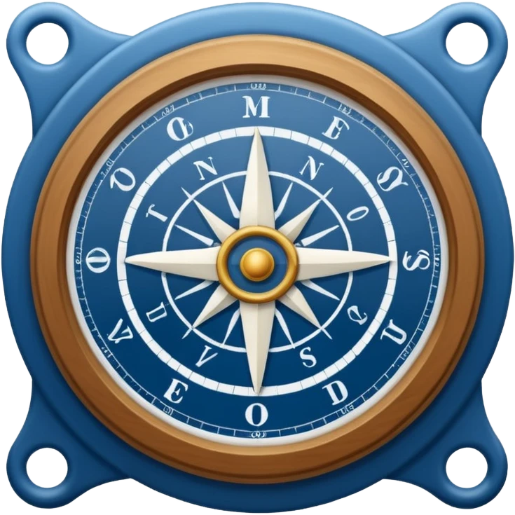 blue-white sea navigation chart emoji