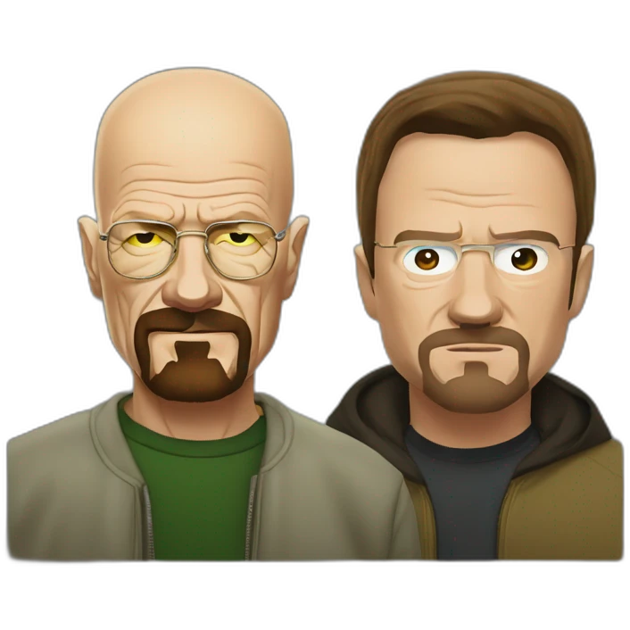 Walter white and jesse pinkman emoji