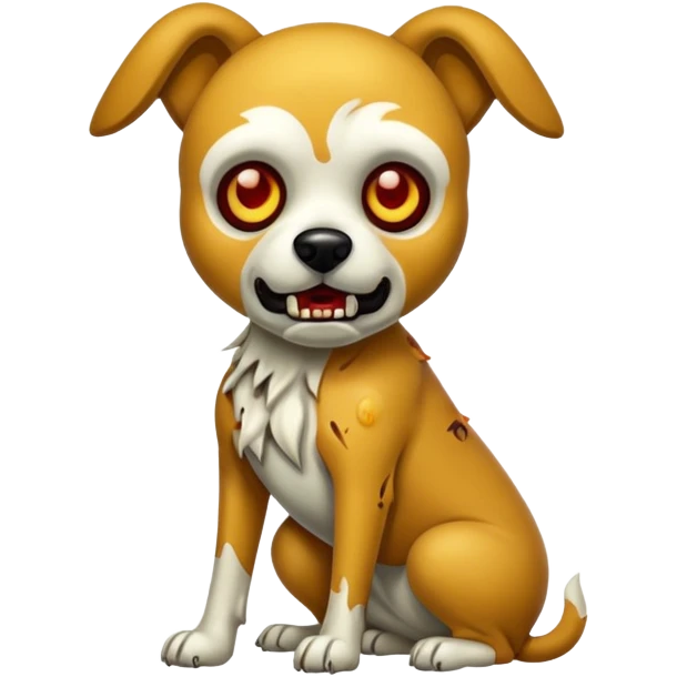 zombie dog full body emoji