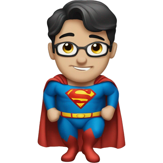Superman fying emoji