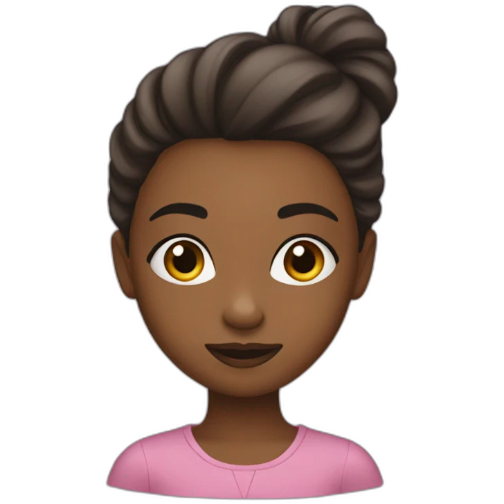 Fille qui se maquille emoji