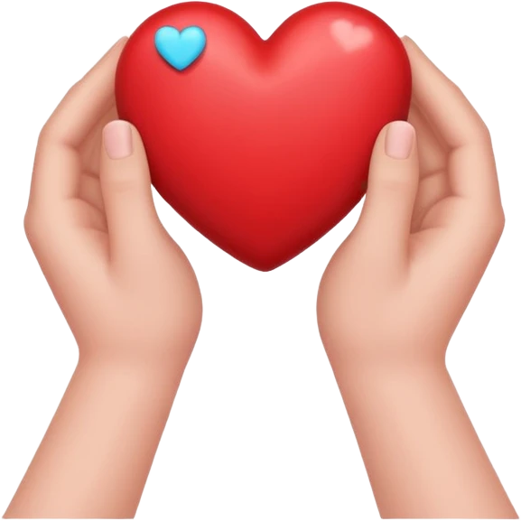 Hello hand with hearts  emoji
