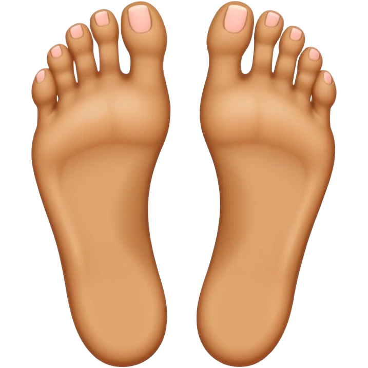 2 feet with interlocked toes emoji