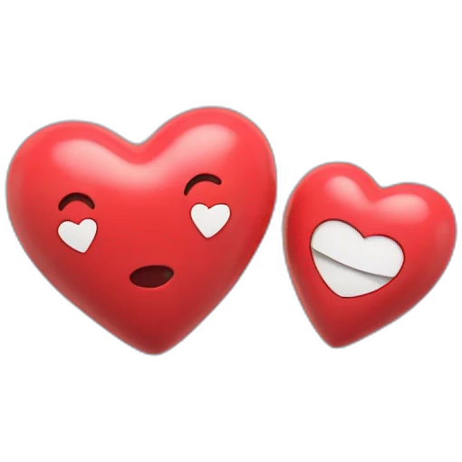 Heart 3d ILLUSTRATION emoji