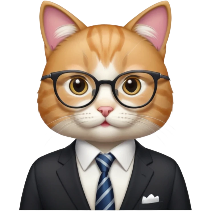 Business cat emoji