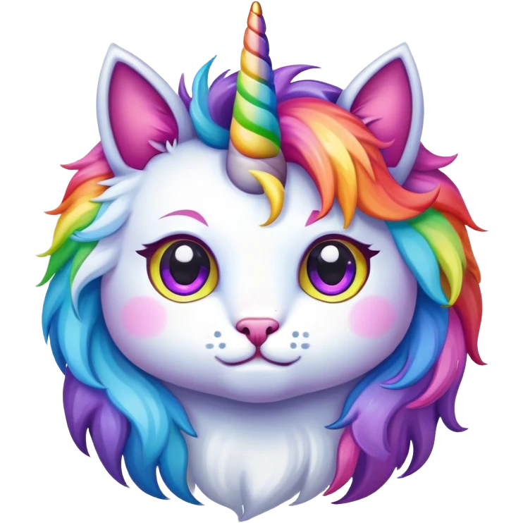 rainbow cat unicorn  emoji