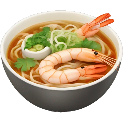 shrimp pho emoji
