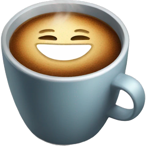 Cozy coffee emoji